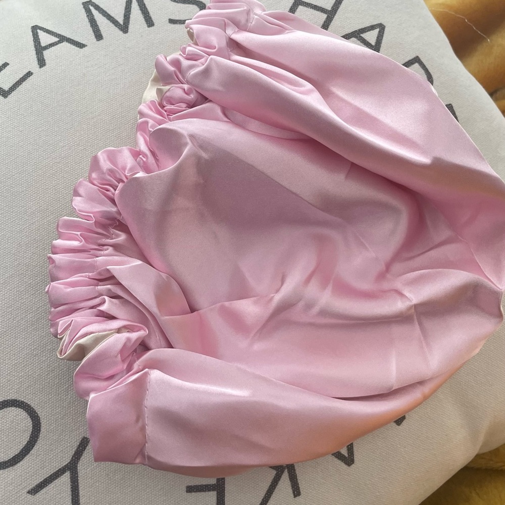 Pink REVERSIBLE BABY Bonnet